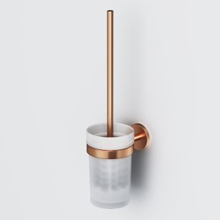 Стойка с туалетной щеткой AM.PM X-Joy A85A33344 розовое золото